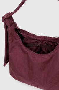 Baggu Mini Nylon Mahogany Shoulder Bag - The Mercantile London