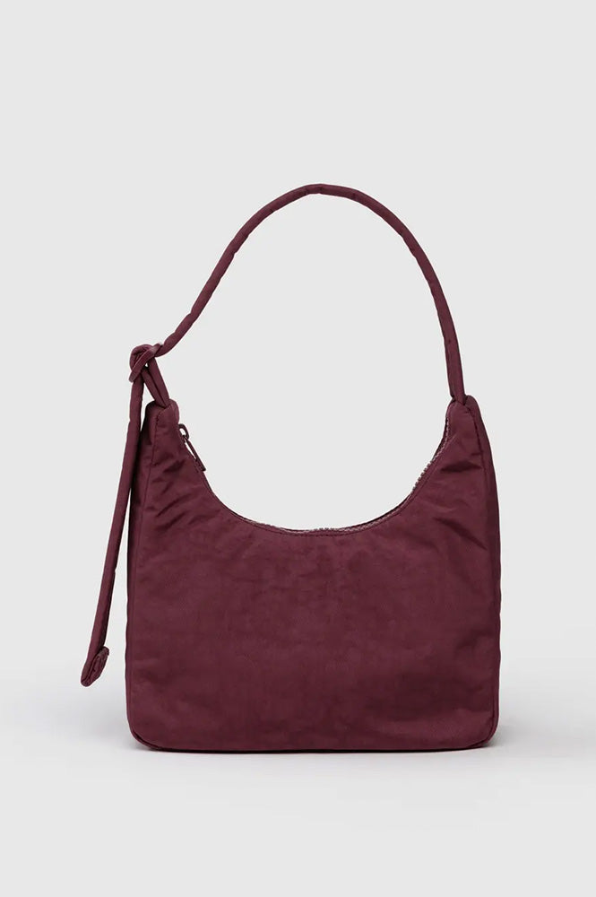 Baggu Mini Nylon Mahogany Shoulder Bag - The Mercantile London