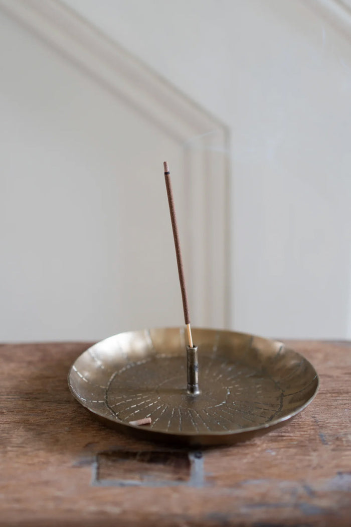 Forged Incense Burner with Incense Sticks - The Mercantile London