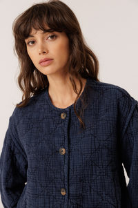 Indi & Cold Quilted Indigo Jacket