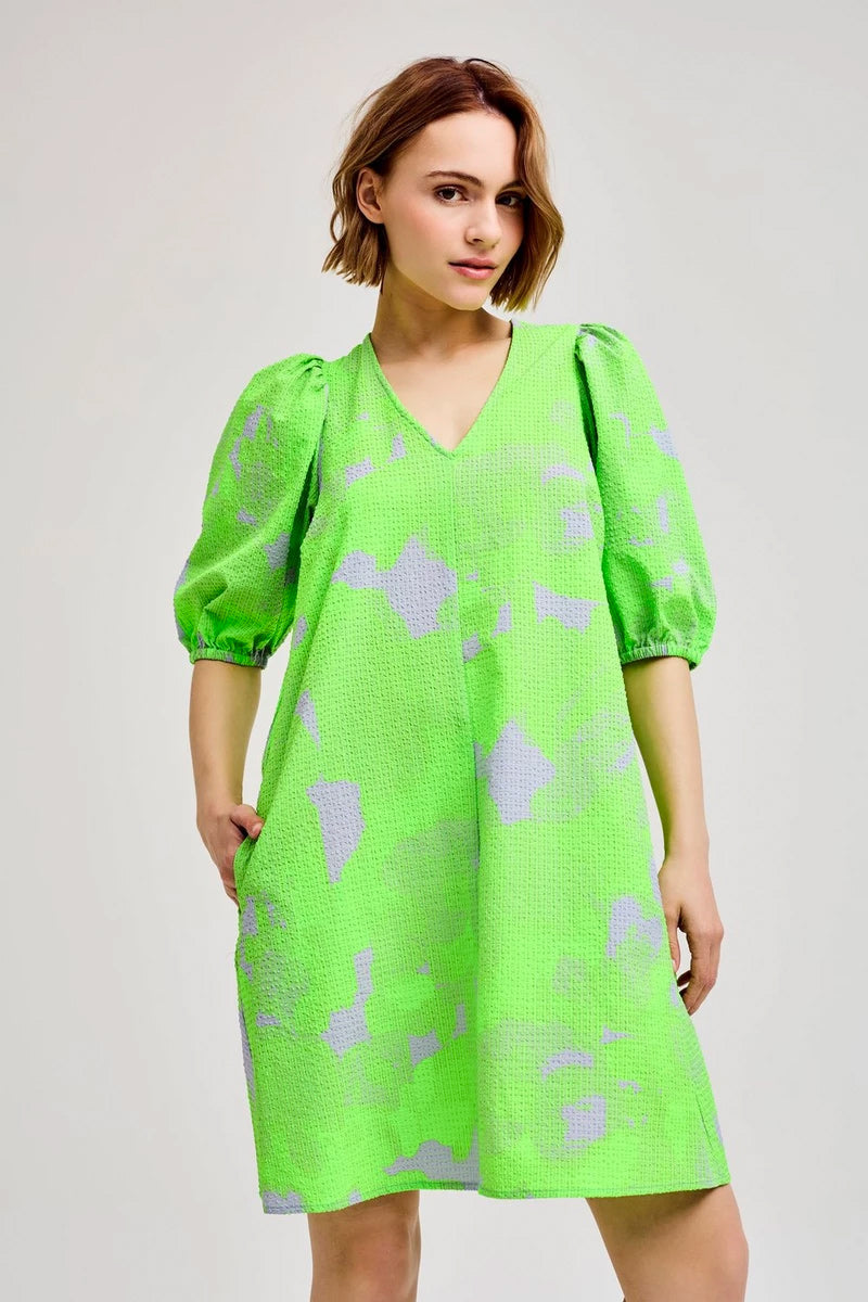 CKS Elly Bright Green Dress - The Mercantile London