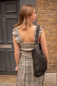 Indi & Cold Carbon Check Cami Top - The Mercantile London
