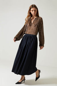 Charlie Joe Ines Black Denim Skirt - The Mercantile London