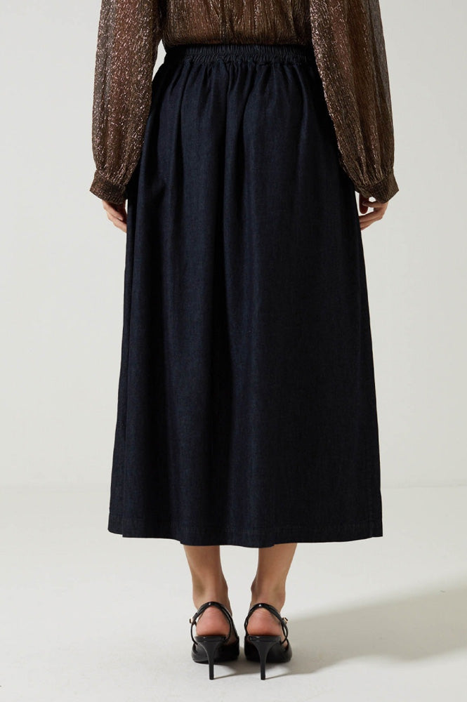 Charlie Joe Ines Black Denim Skirt - The Mercantile London