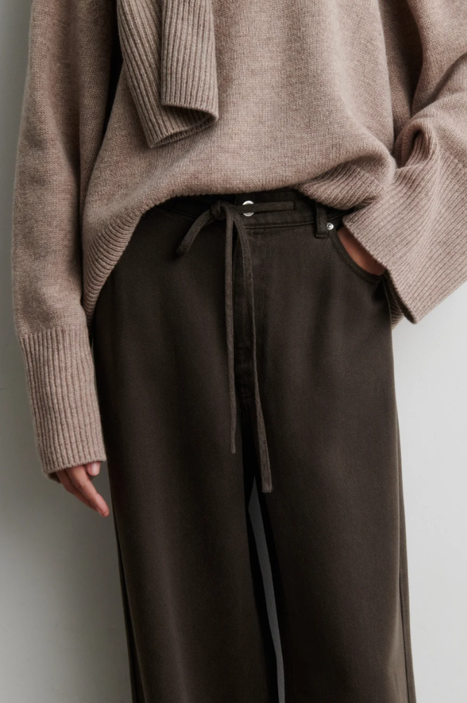 Second Female Irven Black Olive Jeans