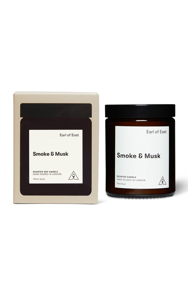 Earl of East Smoke & Musk Candle - The Mercantile London