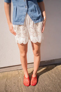Indi & Cold Stone Embroidered Shorts - The Mercantile London