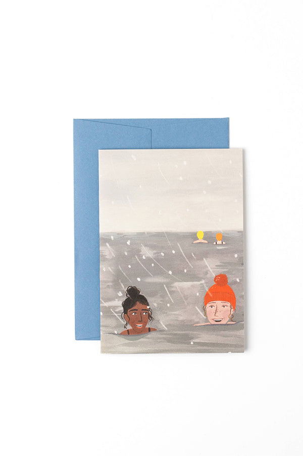 Peggy & Kate Winter Swimmers Card - The Mercantile London