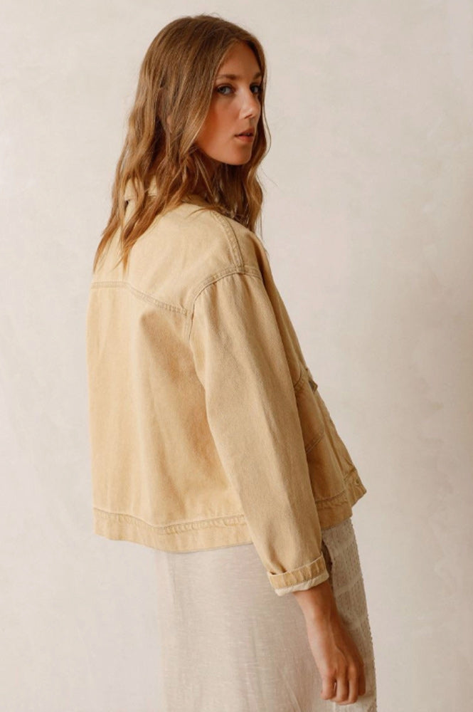 Indi & Cold Arena Sandy Brown Jacket - The Mercantile London