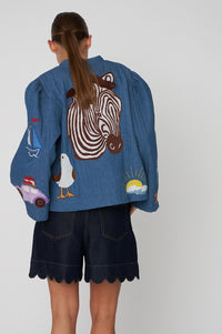 Stella Nova Out of Office Summer Blue Jacket - The Mercantile London