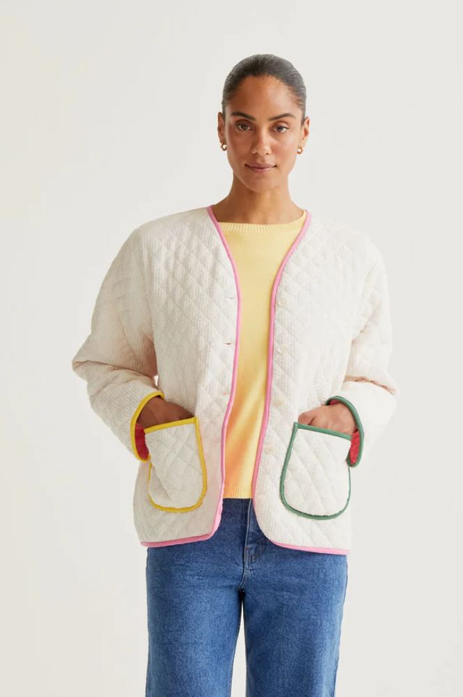 Compania Fantastic Off White Jacket - The Mercantile London