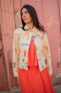 Object Jally Humus printed Jacket - The Mercantile London