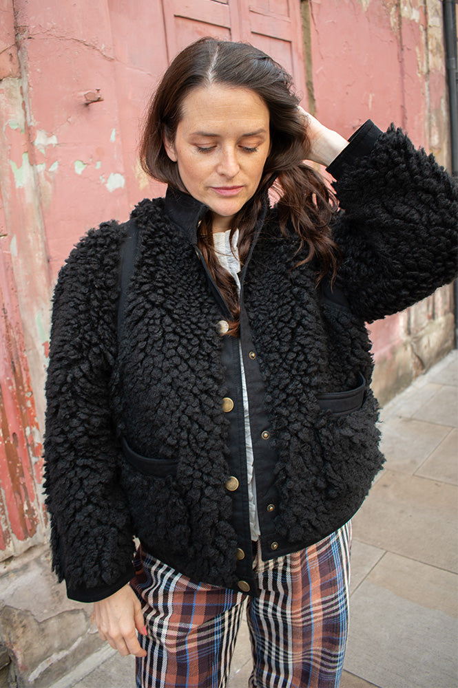 Leon & Harper Vyvian Black Coat - The Mercantile London