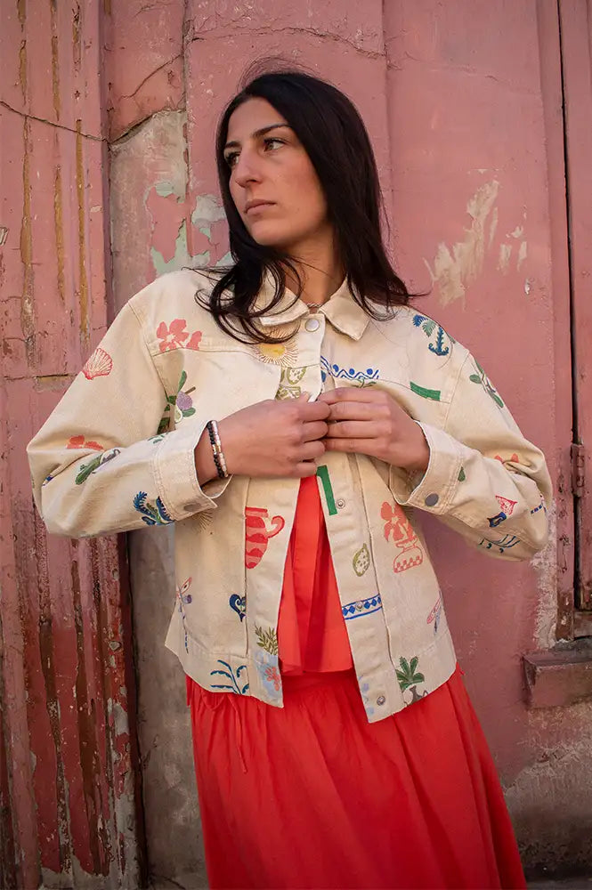 Object Jally Humus printed Jacket - The Mercantile London