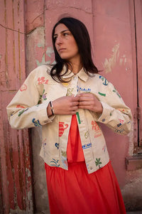 Object Jally Humus printed Jacket - The Mercantile London