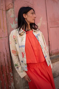 Object Jally Humus printed Jacket - The Mercantile London