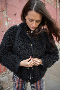 Leon & Harper Vyvian Black Coat - The Mercantile London