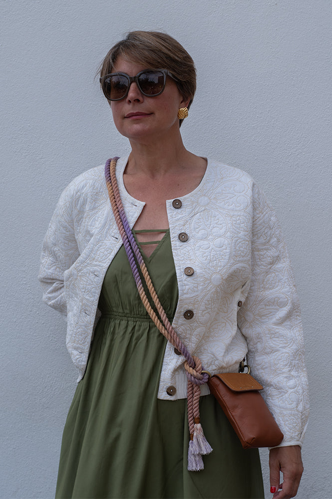 Maison Hotel Boticcelli Tesela Ivory Jacket - The Mercantile London