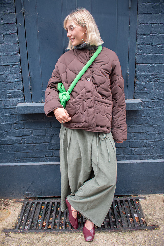 Marta Mirella Sage Corduroy Trousers - The Mercantile London