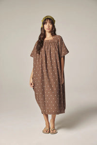 Amente Jacquard Mocha Dress