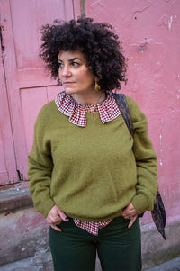 Le Bon Shoppe James Mohair Leaf Sweater