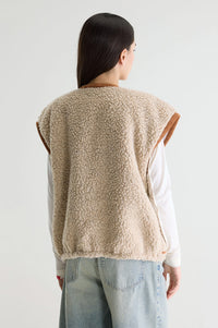 Bellerose Jandi Combo A Reversible Sleeveless Jacket