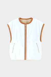Bellerose Jandi Combo A Reversible Sleeveless Jacket