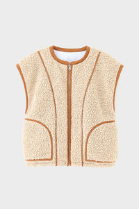 Bellerose Jandi Combo A Reversible Sleeveless Jacket