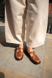 Pavement Jamila Tan Buckled Loafer