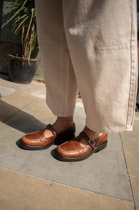 Pavement Jamila Tan Buckled Loafer