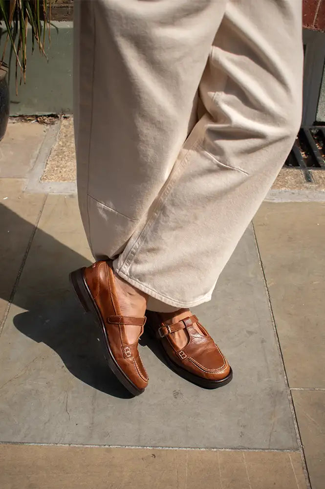 Pavement Jamila Tan Buckled Loafer