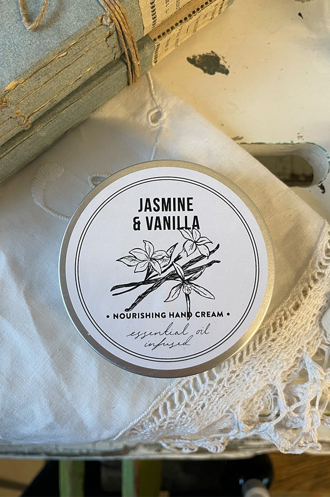 Norfolk Natural Living 100ml Jasmine & Vanilla Hand Cream Tin - The Mercantile London