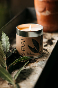 St. Eval Bay and Rosemary Scented Tin Candle - The Mercantile London