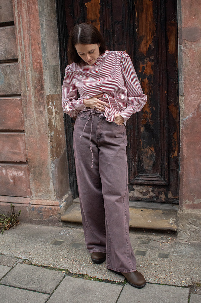 Numph Brooklyn Coffee Washed Jeans - The Mercantile London