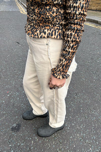 ICHI Hezano Birch Barrel Leg Jeans