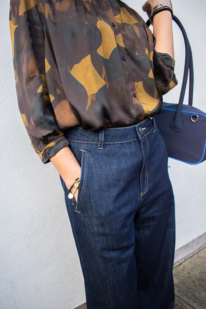 Object Carly Dark Denim Jeans - The Mercantile London