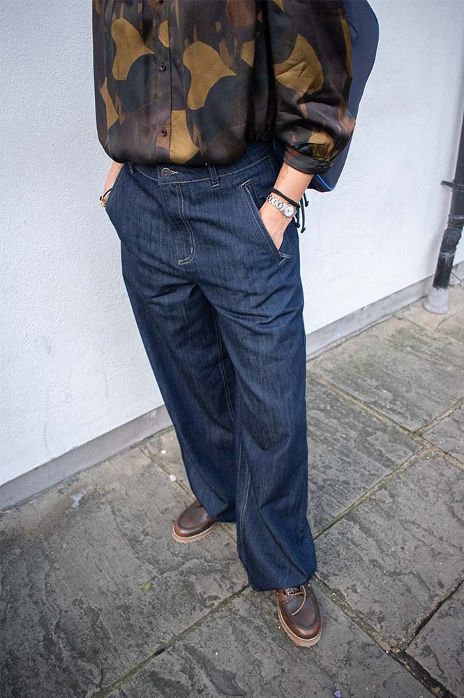 Object Carly Dark Denim Jeans - The Mercantile London