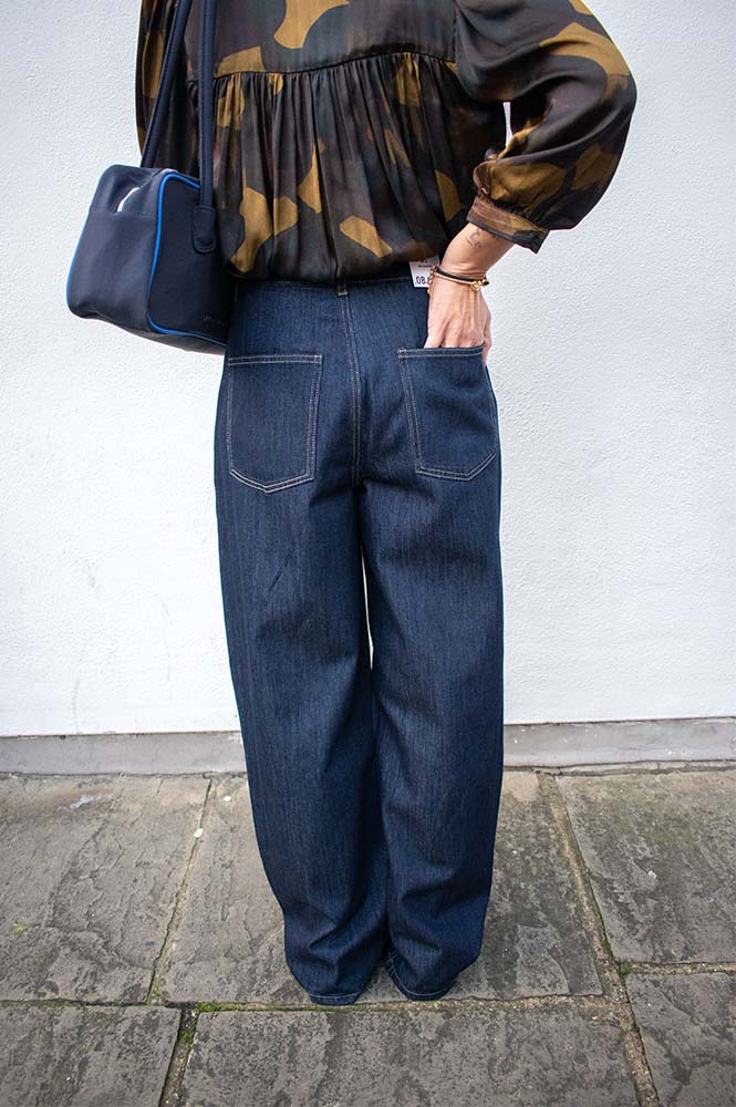 Object Carly Dark Denim Jeans - The Mercantile London