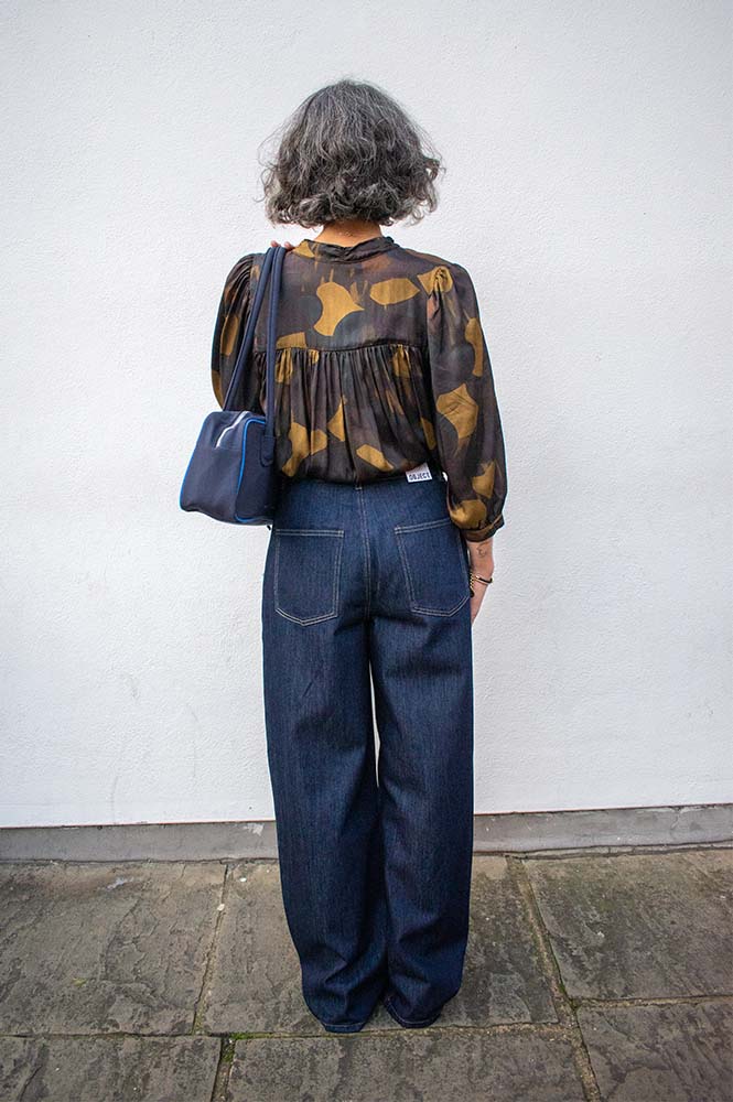 Object Carly Dark Denim Jeans - The Mercantile London