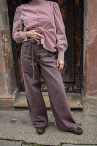 Numph Brooklyn Coffee Washed Jeans - The Mercantile London