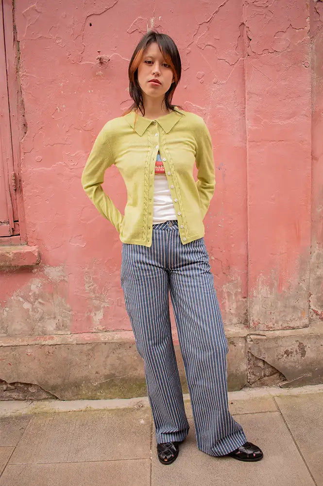 Thinking Mu Kettan Railway Stripes Jeans - The Mercantile London