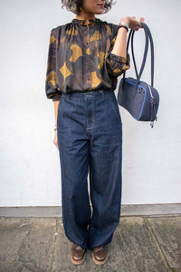 Object Carly Dark Denim Jeans - The Mercantile London