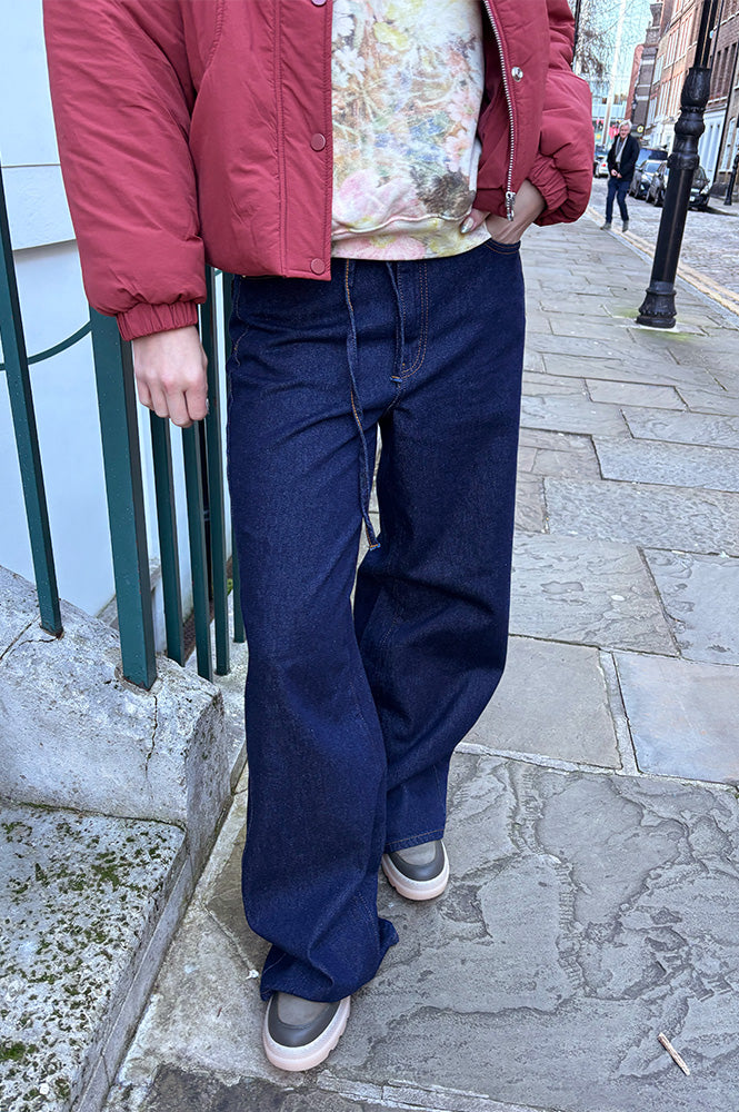 Numph Brooklyn HR Dark Blue Denim Jeans