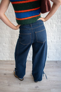 The Tiny Big Sister Lace Cutlines Denim Jeans - The Mercantile London