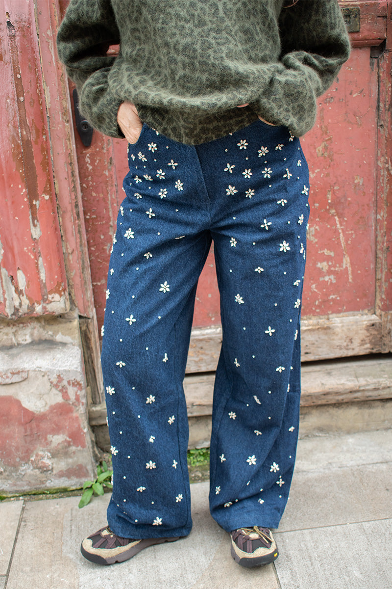 The New Society Lia Embellished Jeans - The Mercantile London