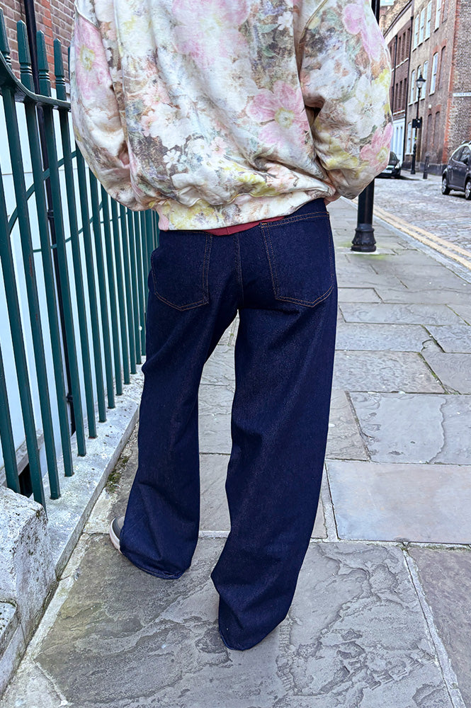 Numph Brooklyn HR Dark Blue Denim Jeans