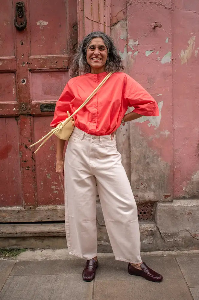 Second Female Reece Crystal Pink Barrel Leg Jeans
