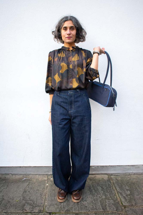 Object Carly Dark Denim Jeans - The Mercantile London