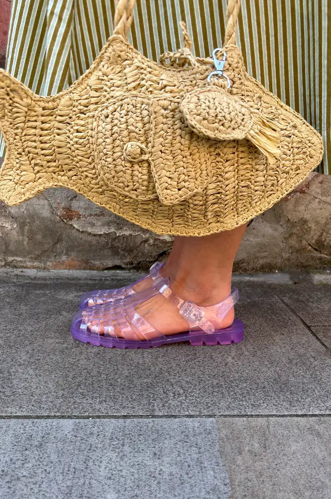 Juju Riley Lilac Jelly Shoes