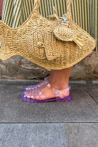 Juju Riley Lilac Jelly Shoes